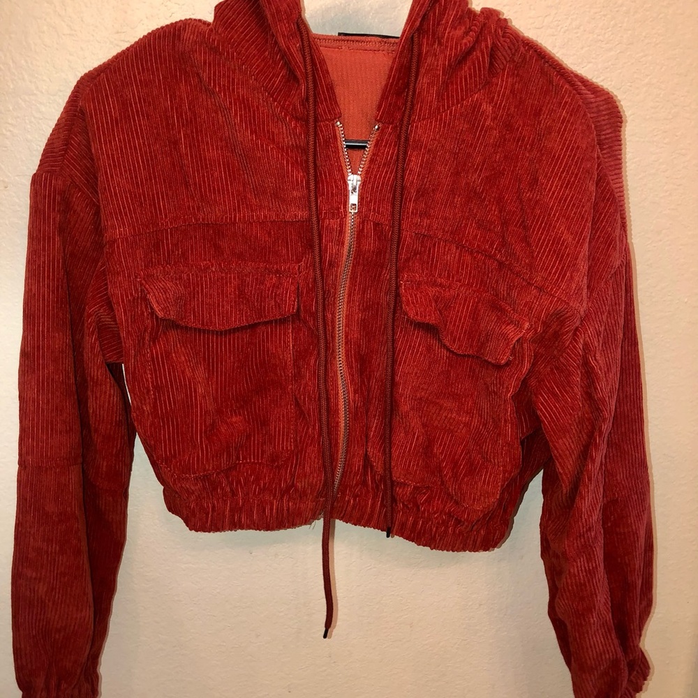 cargo cropped jacket
